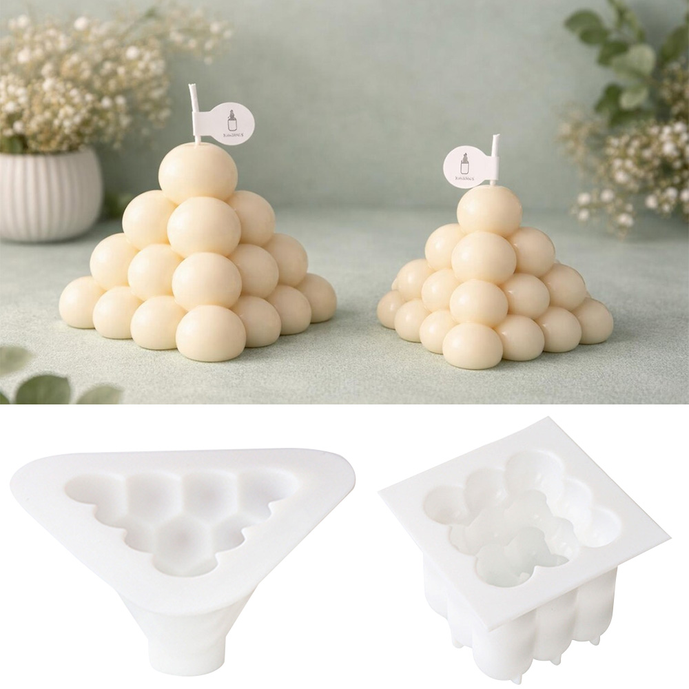 3D Bubble Cube Silicone Candle - Candle Making Kit recension och pris