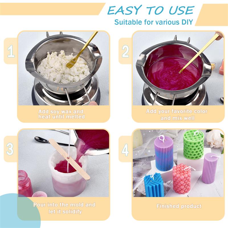 100/500g/1kg Pure Soy Wax Para - Candle Making At Home recension och pris