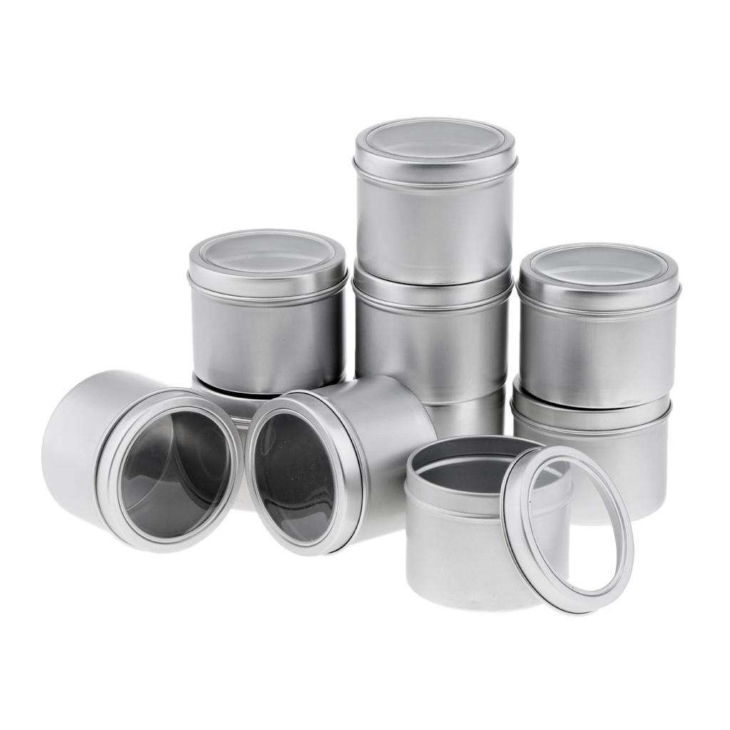 Empty Cosmetic Jars Aluminum T - Tin Container Lid recension och pris